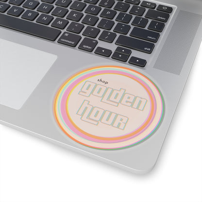 shop golden hour - vinyl sticker