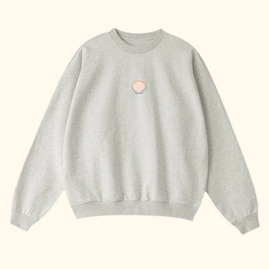 vintage seashell - oversized crewneck