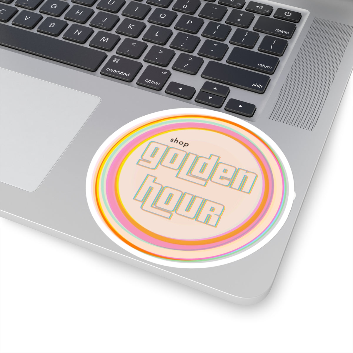 shop golden hour - vinyl sticker