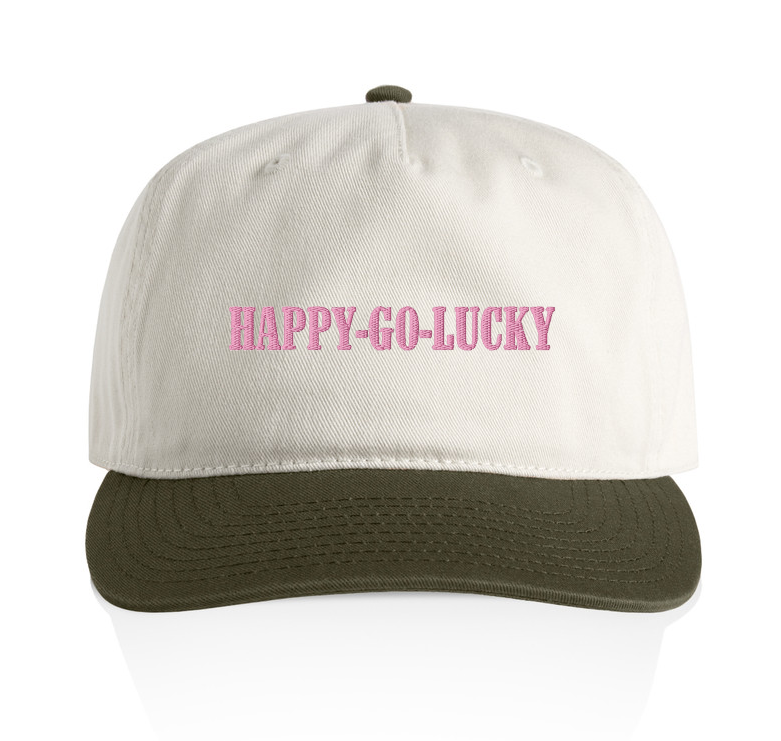 embroidered happy-go-lucky - snapback