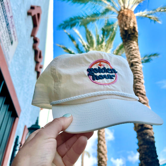 embroidered golden hour - surf rope snapback