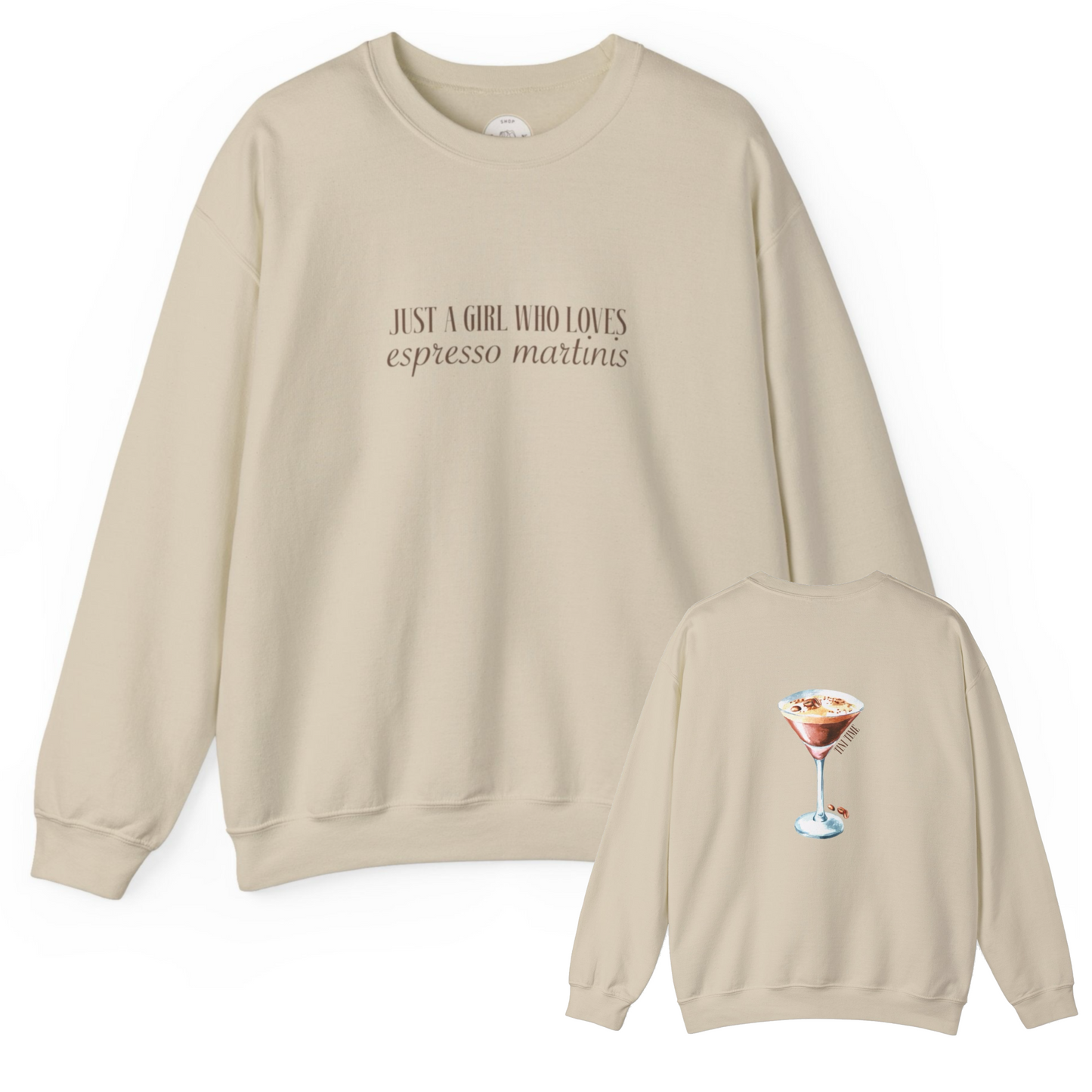 espresso martini - crewneck