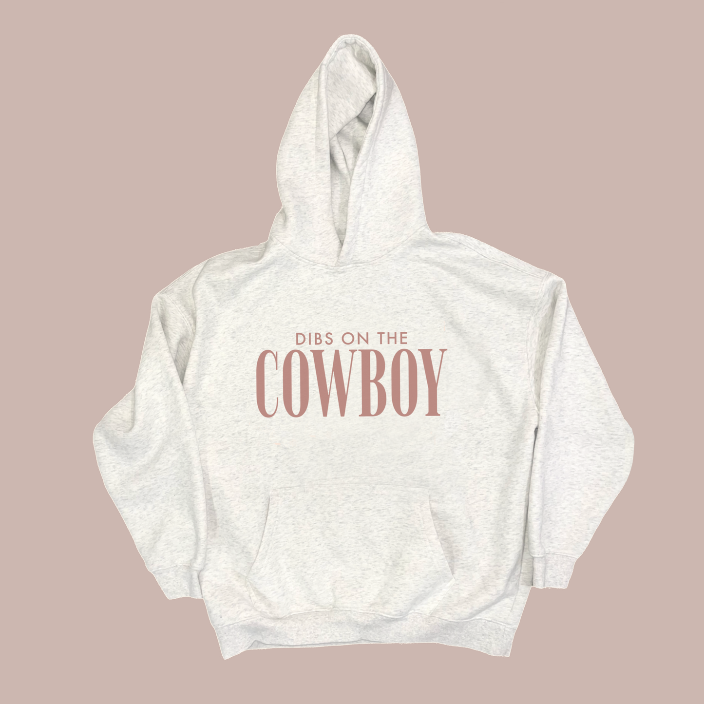 dibs on the cowboy - oversized hoodie